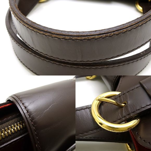 Louis Vuitton Damier Sistine PM Ebene Handbag Brown - Picture 5 of 8